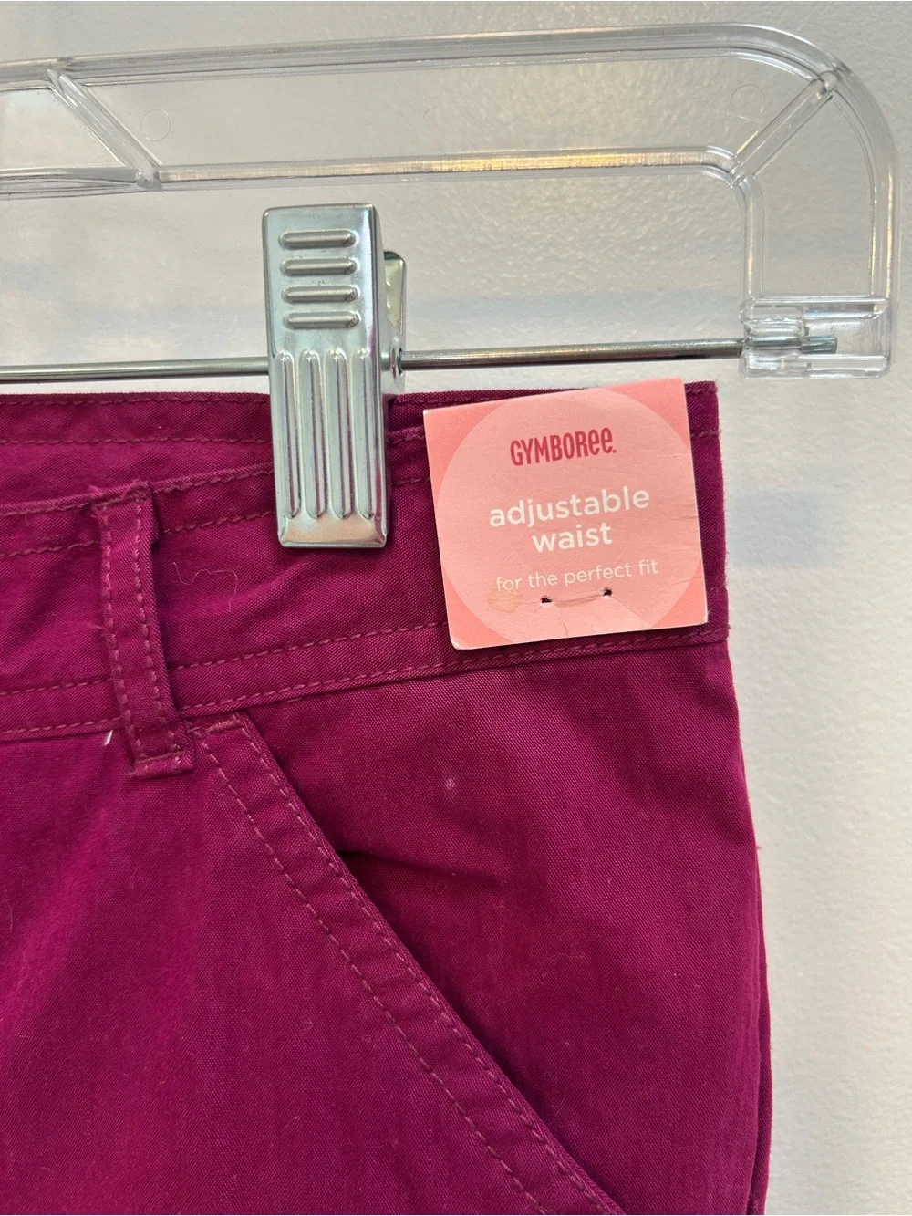 Gymboree girls Magenta Floral-Embroidered  Pants size 12
